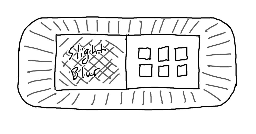 Hand gesture controls for focus, full flow, step 6